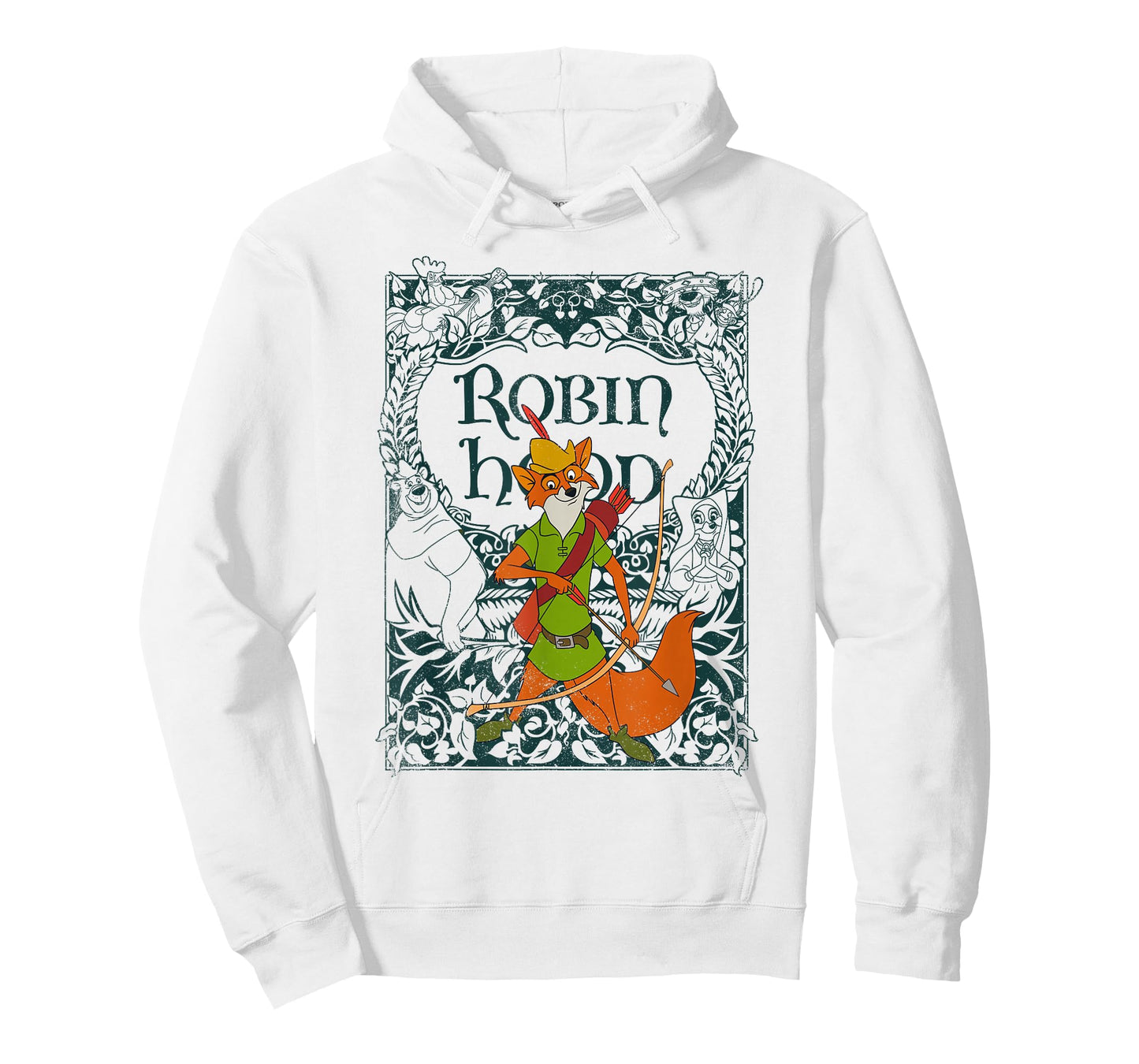 Disney Robin Hood Retro Vintage Distressed T-Shirt Small