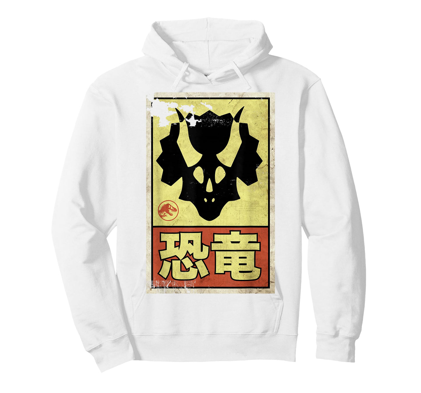 Jurassic World Dominion Triceratops Kanji Sign T-Shirt