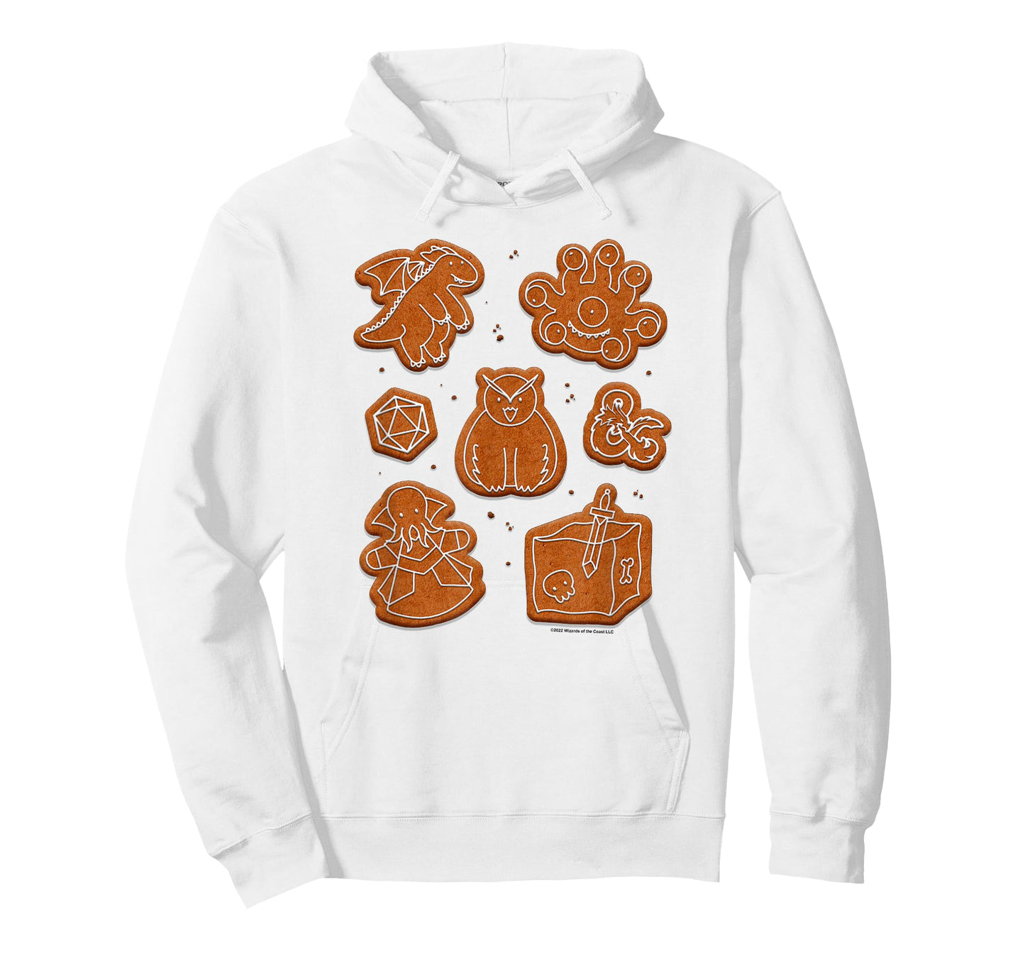 Dungeons & Dragons Christmas Gingerbread Monster Cookies T-Shirt