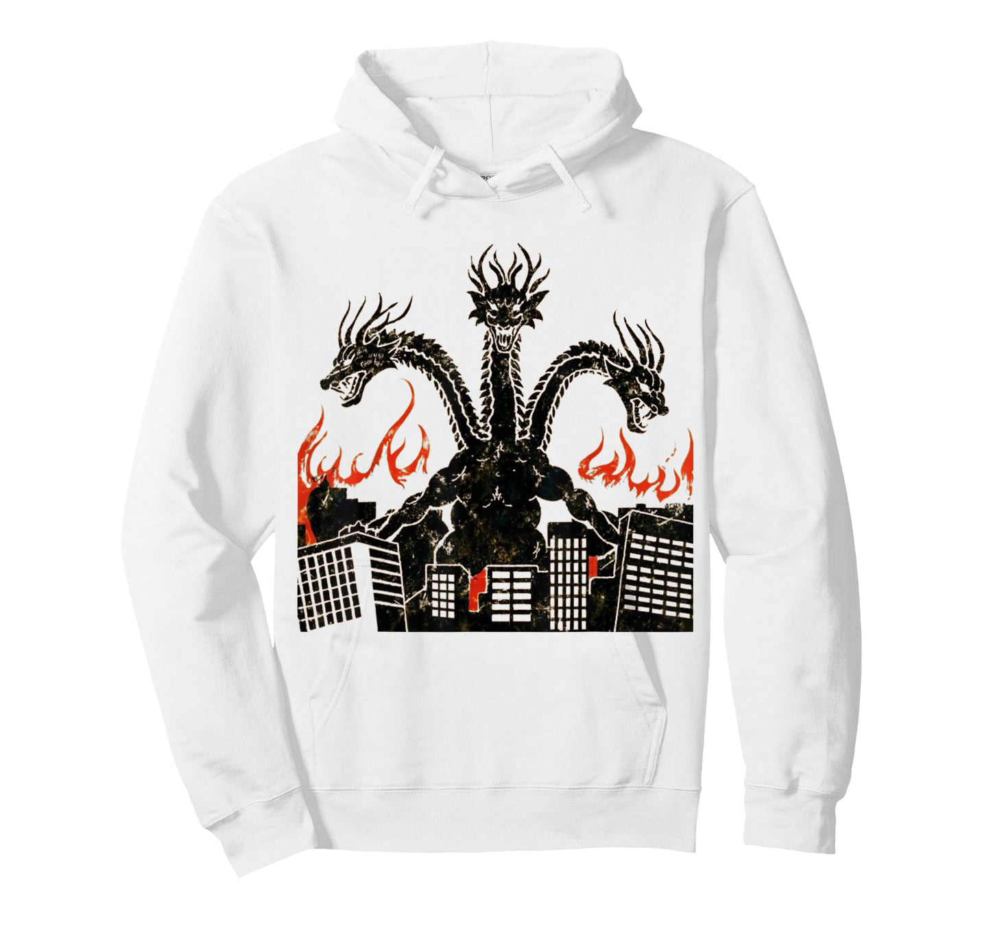 Vintage Dragon King Ghidorah Art sunset japanese Kids Men T-Shirt