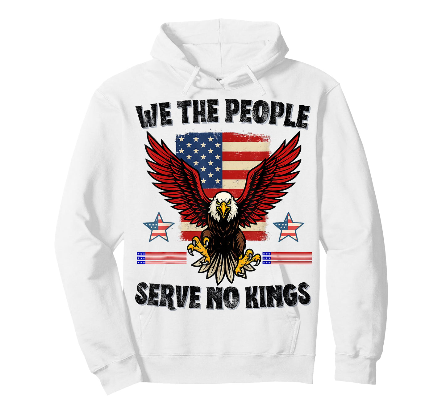 Serve No Kings Patriotic Freedom Anti Tyranny Liberty Quote T-Shirt