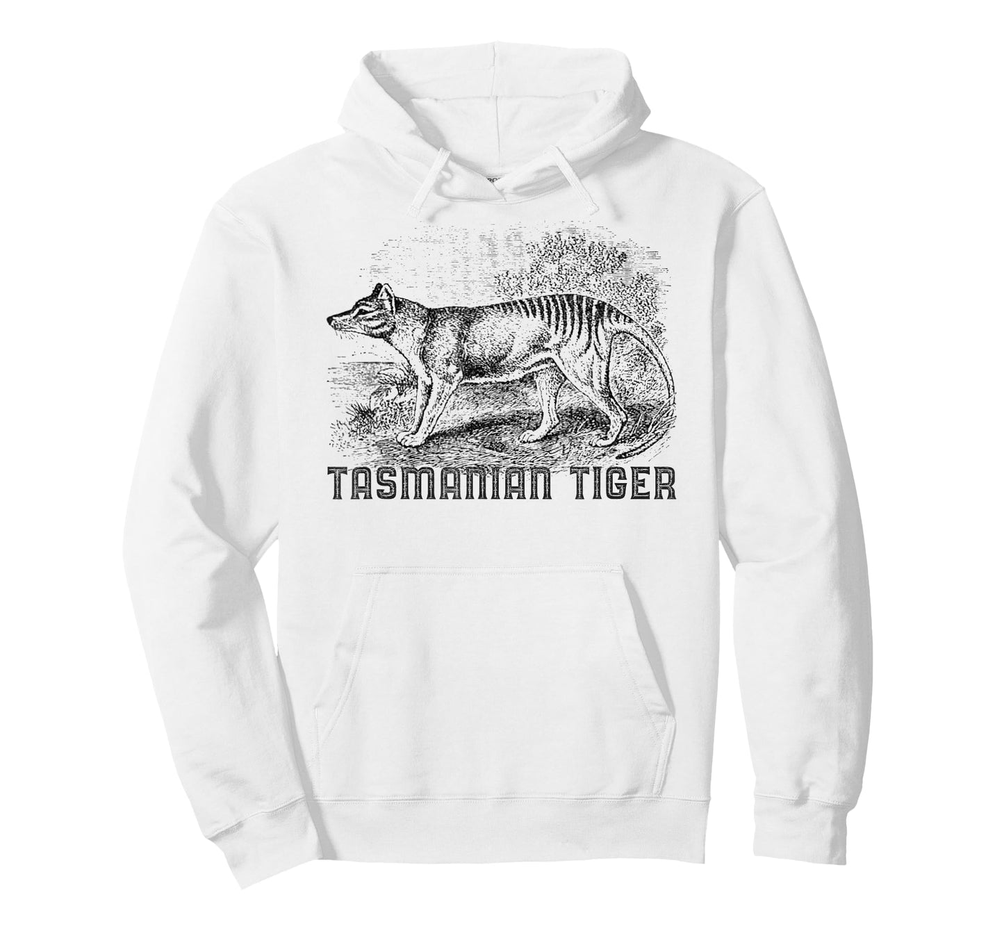 Tasmanian Wolf Tiger Thylacine Australian Extinction Gift T-Shirt