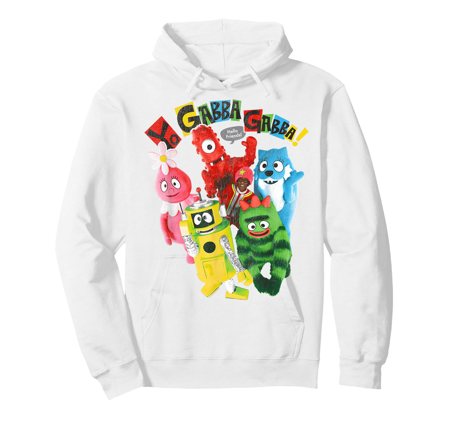 Yo Gabba Gabba! Hello Friends Cast Photo TV Show T-Shirt