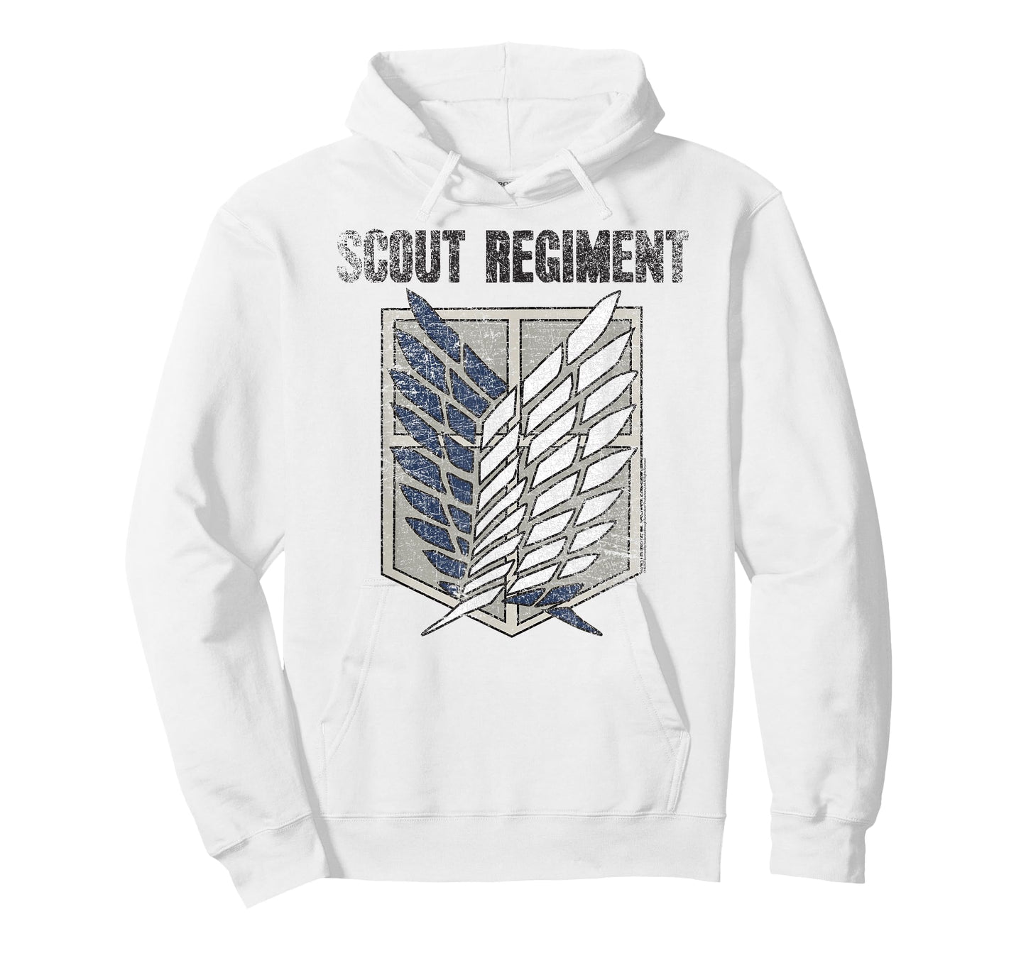 Ripple Junction Attack on Titan Distressed Survey Corps Emblem AOT Anime Unisex-Adults T-Shirt