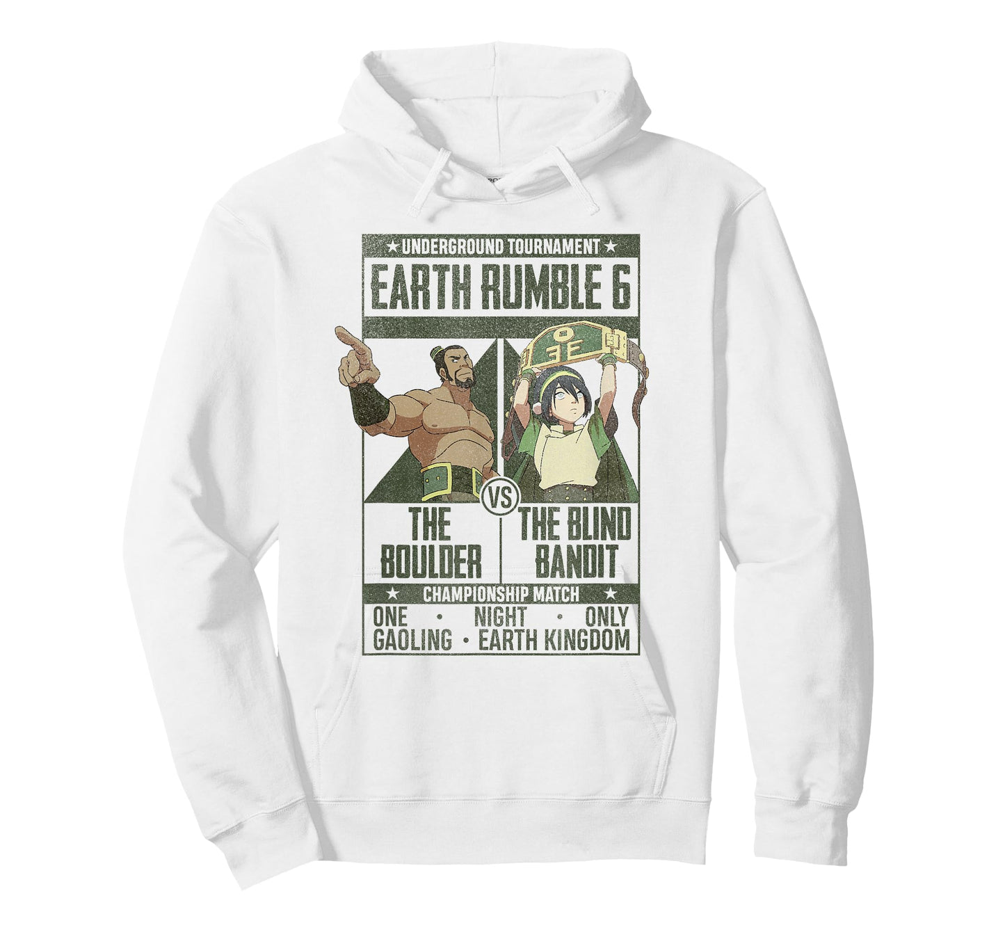 Avatar: The Last Airbender Boulder VS Blind Bandit Poster T-Shirt