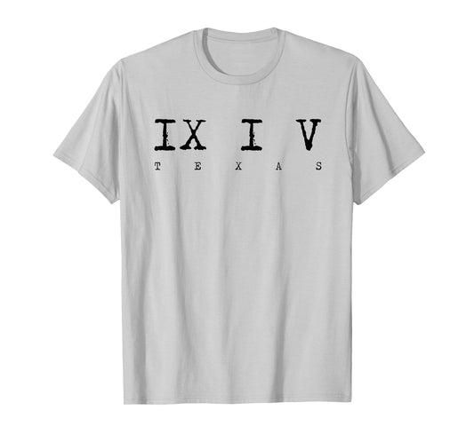 Roman Numeral Area Code Shirt 915 Texas Gift T-Shirt