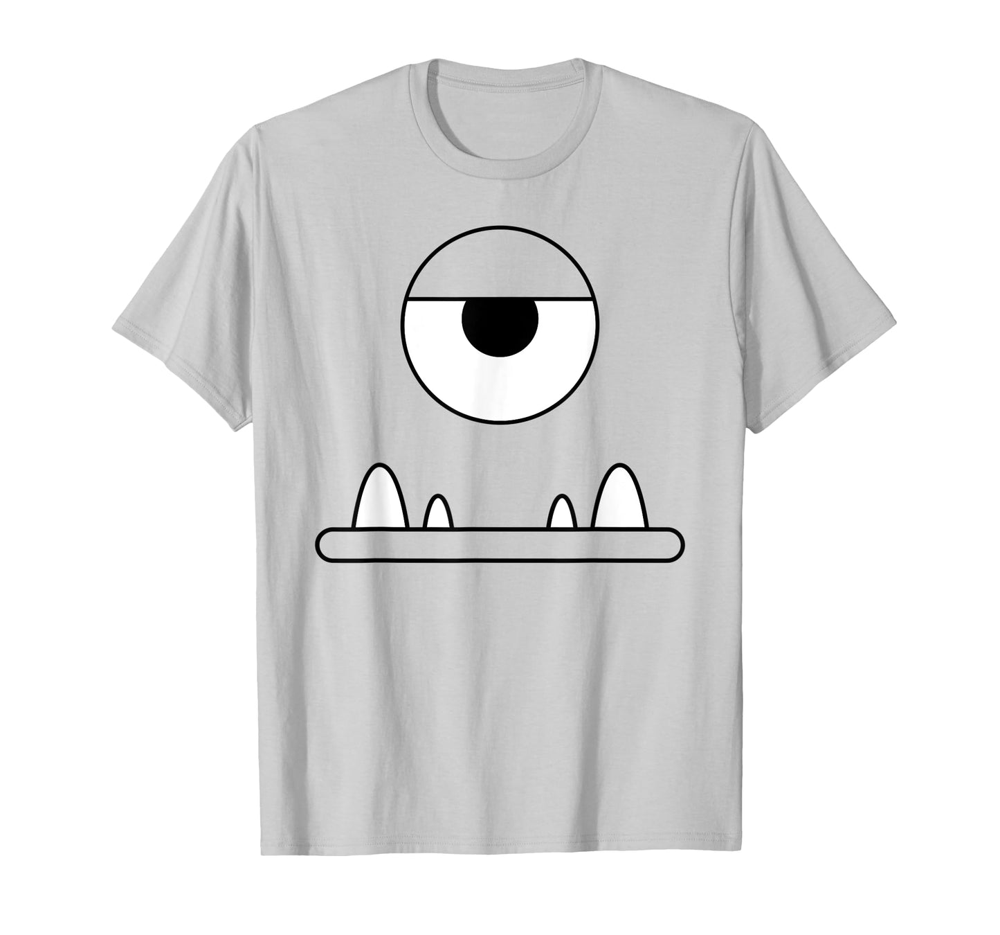 Funny Cute Monster Face One Eyeball Easy Halloween Costume T-Shirt