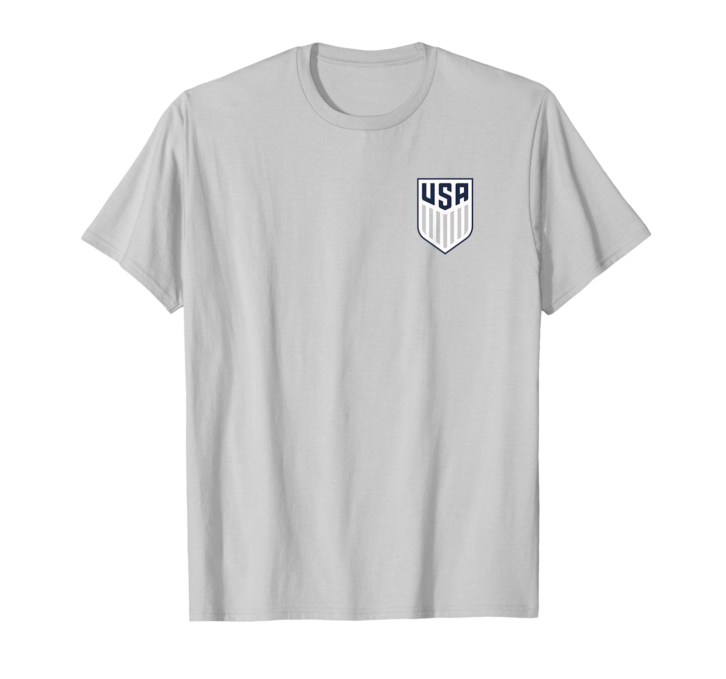 USA Soccer Front/Back Crest Red USMNT Officially Licensed T-Shirt