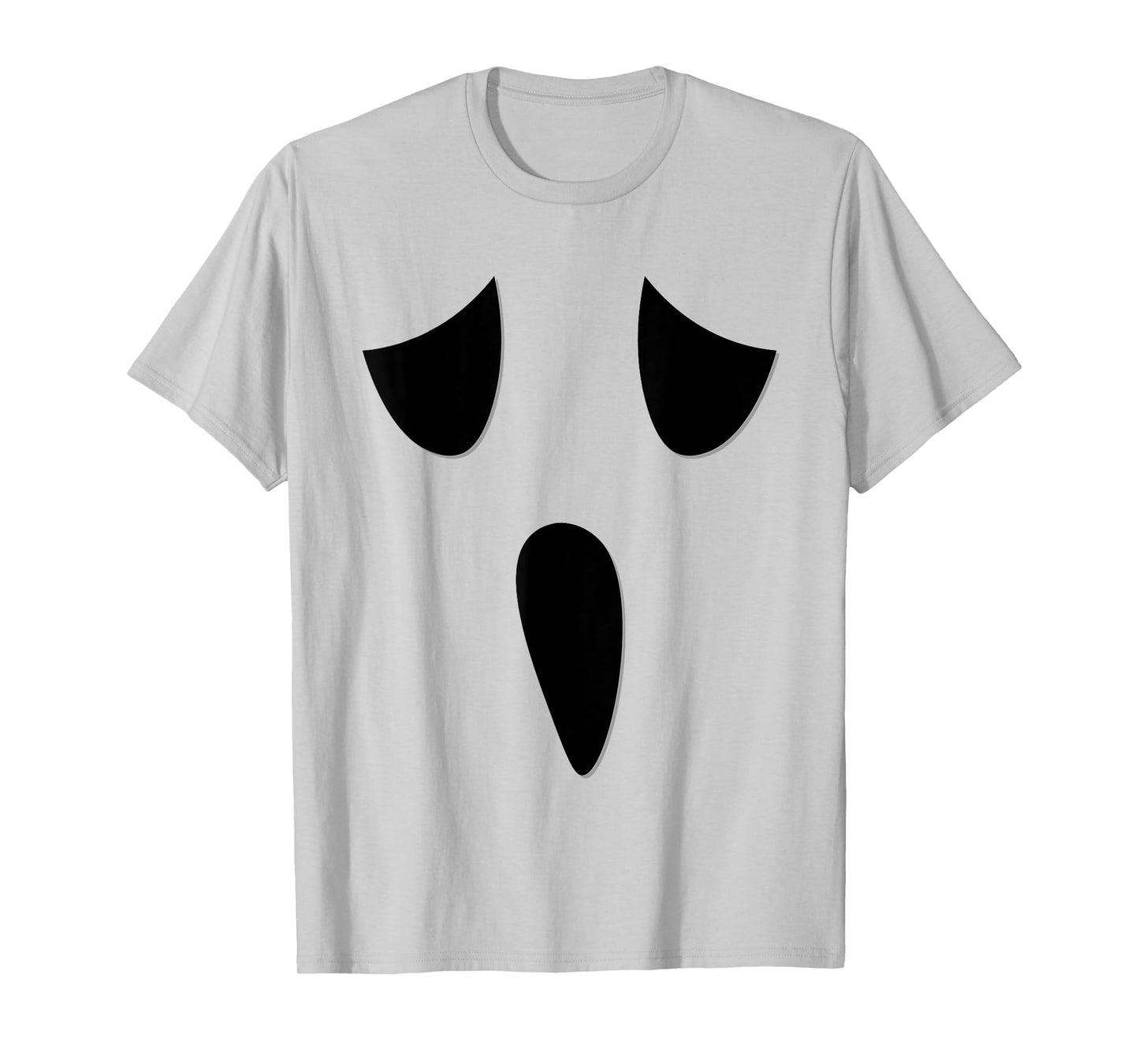 Ghost Face Costume Funny Kids Halloween Outfit Ghoul Face T-Shirt