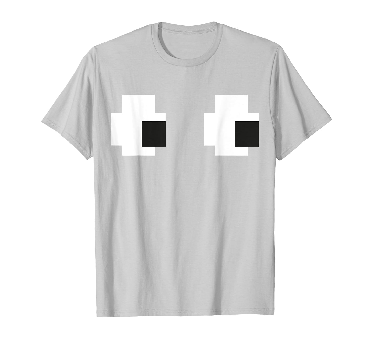 Retro Arcade Game Ghost Eyes Halloween Group Costume T-Shirt