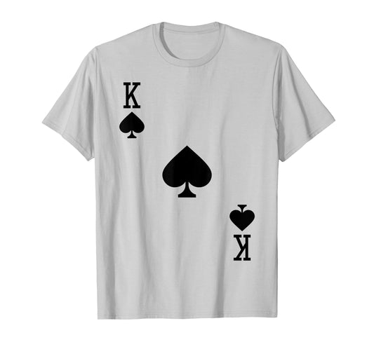 King of Spades Costume T-Shirt Halloween Deck of Cards T-Shirt