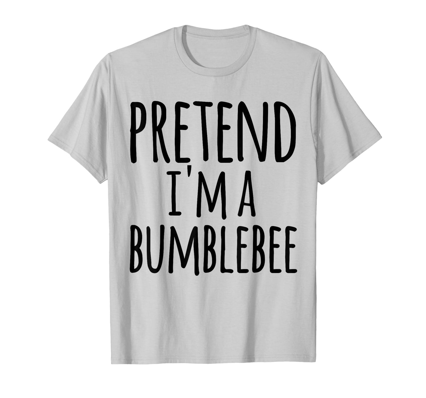 Funny Easy Lazy Halloween PRETEND I'M A BUMBLEBEE Costume T-Shirt