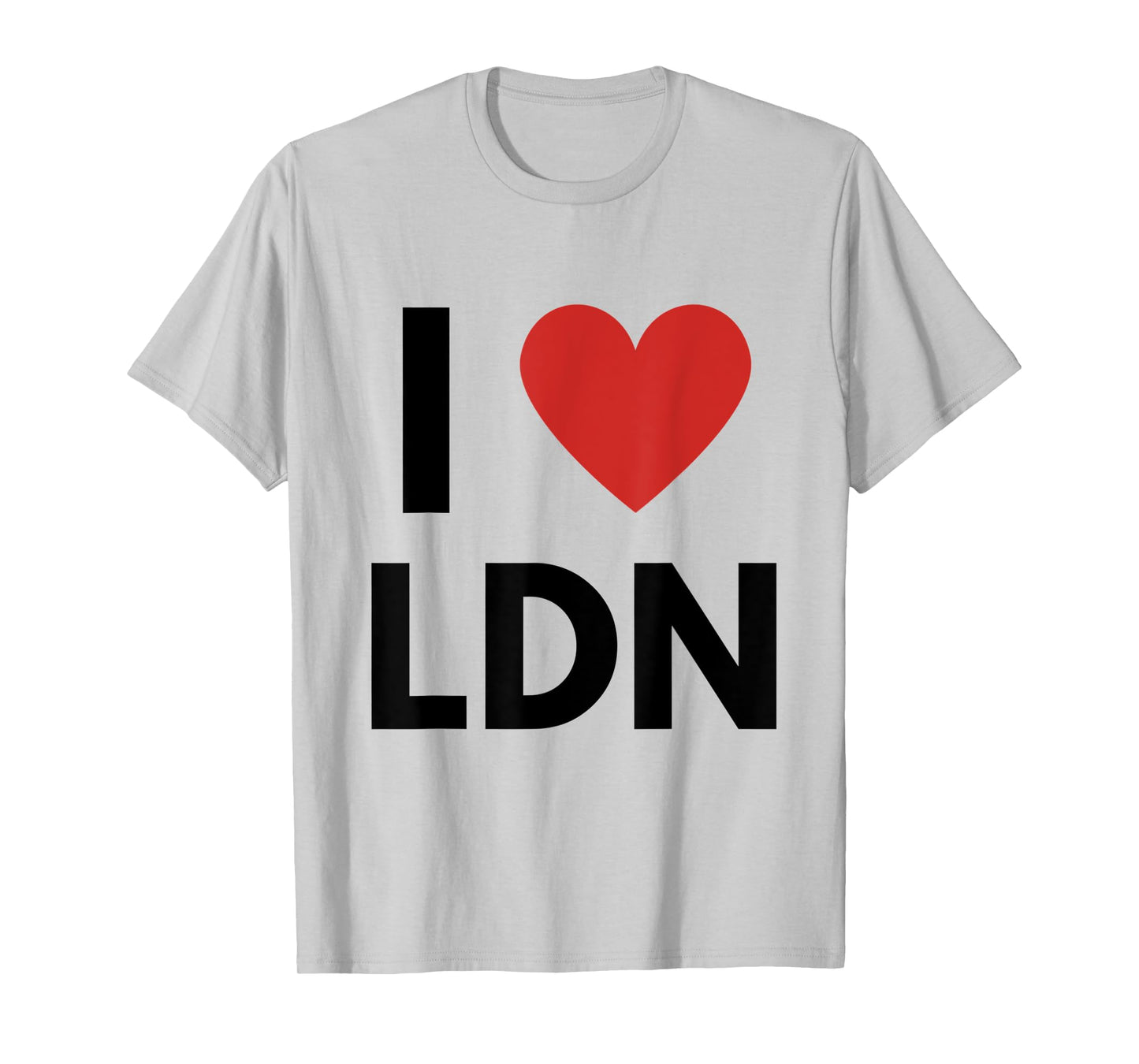 I Love LDN Heart London Love Fan Apparel T-Shirt