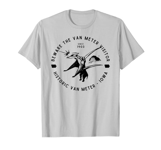 Beware the Van Meter Visitor Famous Cryptid Iowa T-Shirt