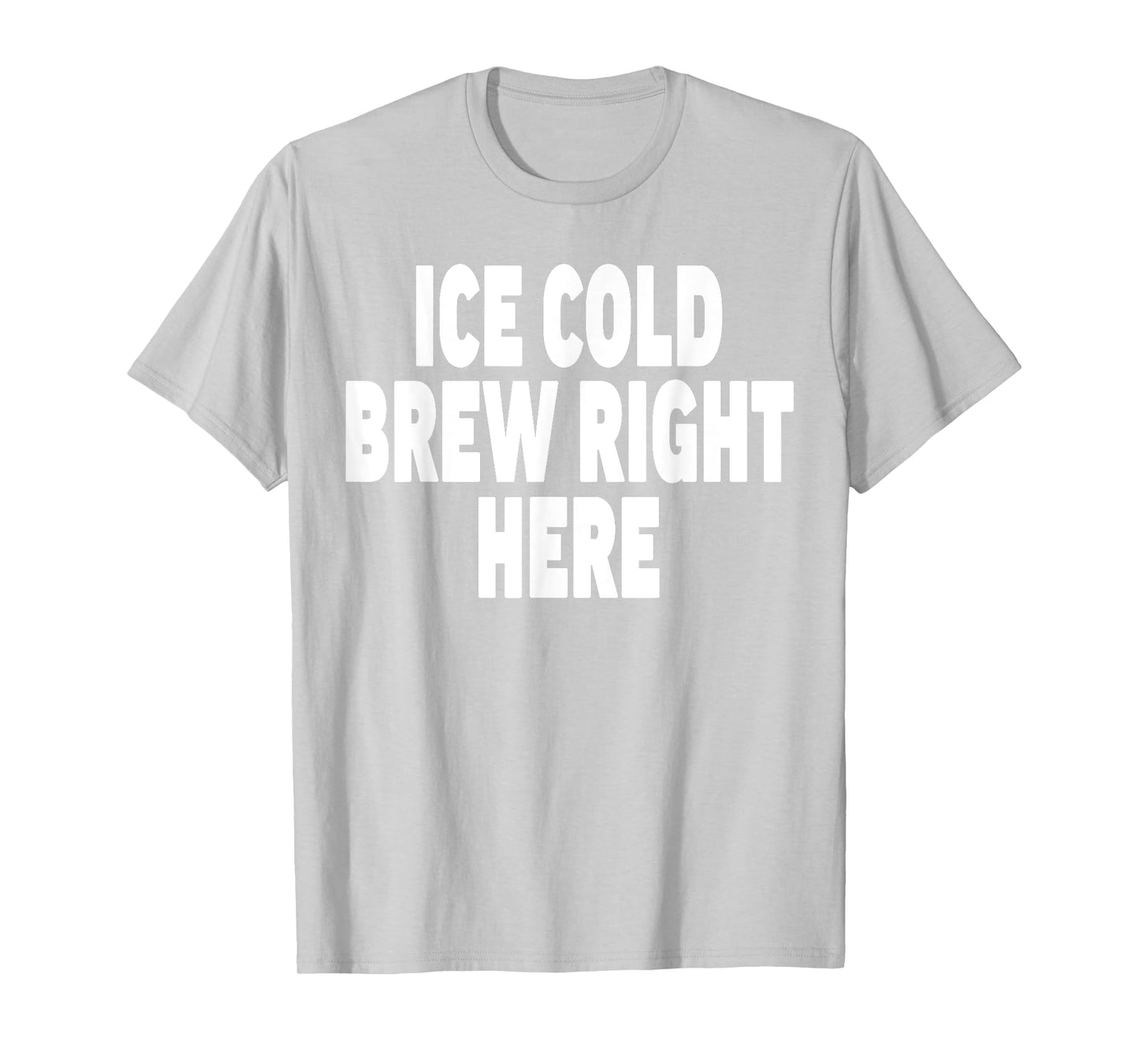 Beer Vendor Costume T Shirt - Ice Cold Brew Right Here