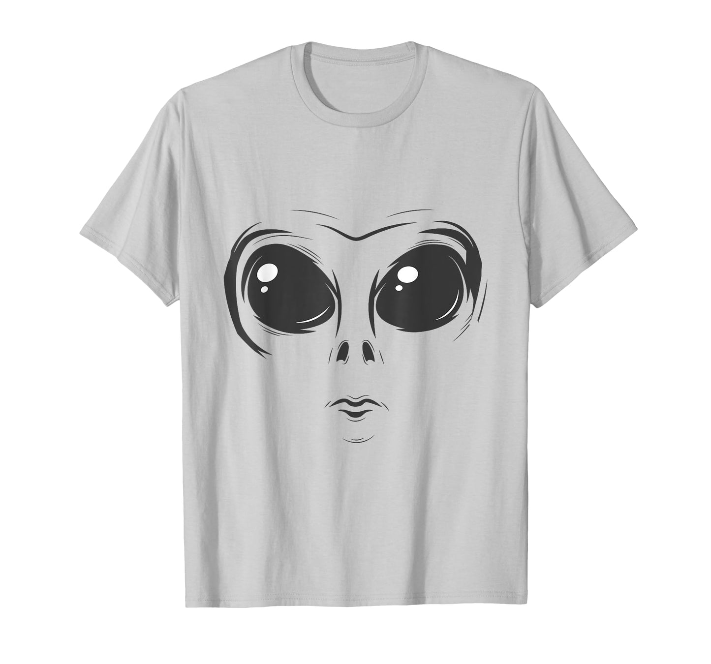 Alien Face Horror Space Funny Halloween Costume Men Women T-Shirt