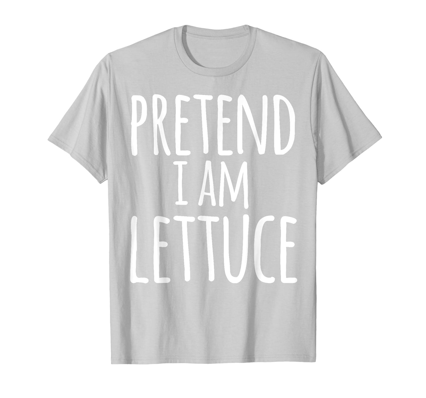 Funny Easy Lazy Halloween PRETEND I AM LETTUCE Costume T-Shirt