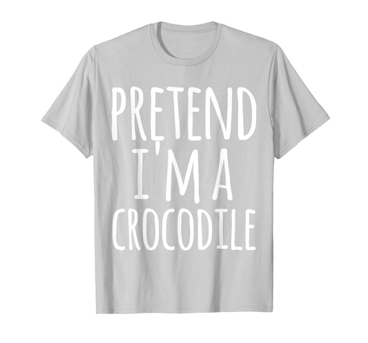 Funny Easy Lazy Halloween PRETEND I'M A CROCODILE COSTUME T-Shirt