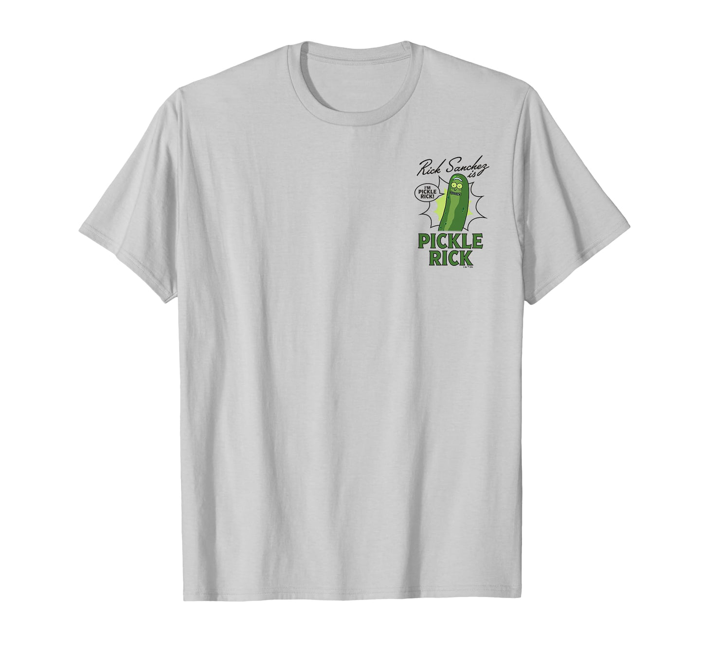 Rick And Morty Rick Sanchez Is Pickle Rick Chest BF Poster T-Shirt
