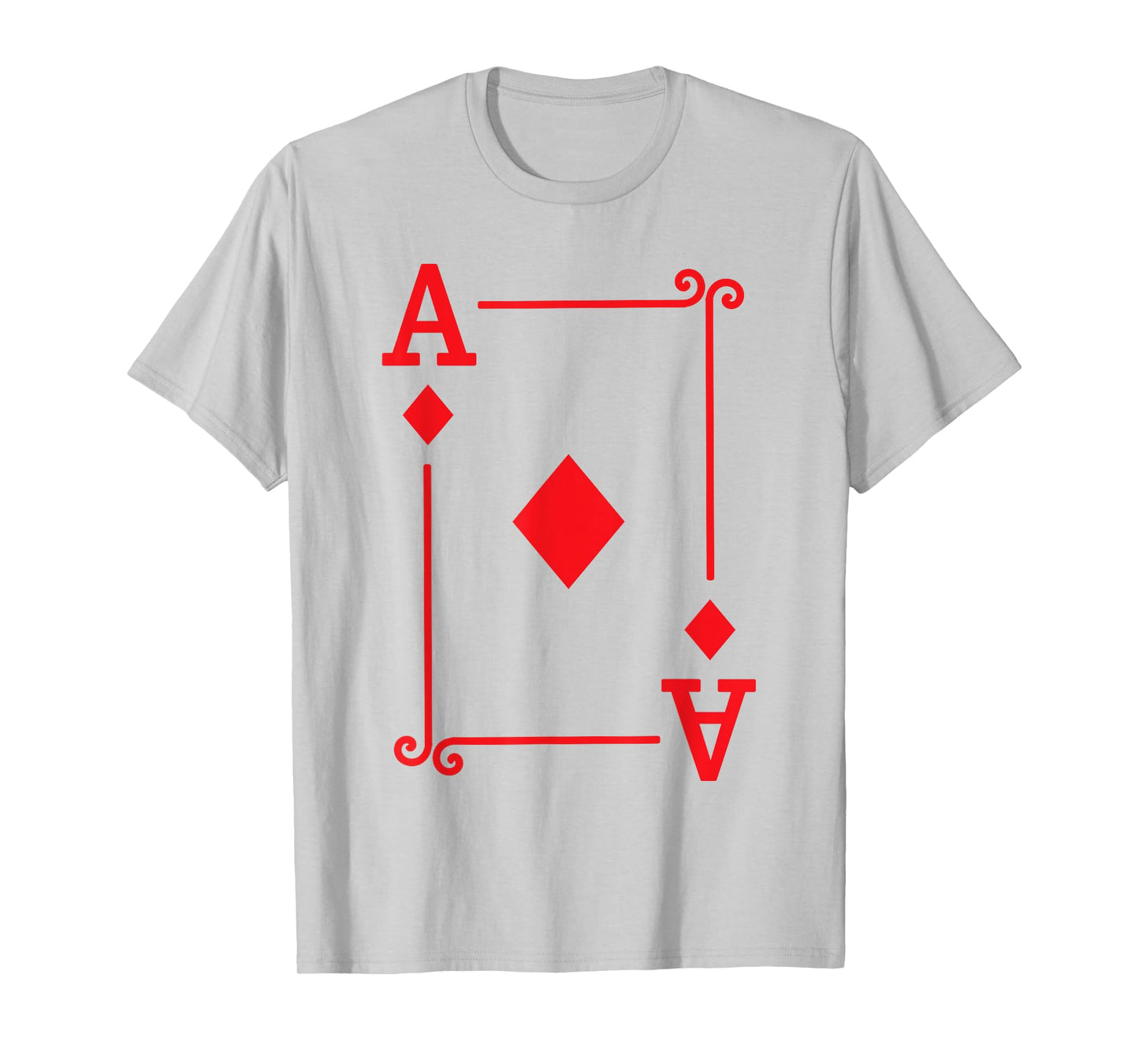 Playing Cards - Matching Diamonds Card Suits - Ace Card T-Shirt
