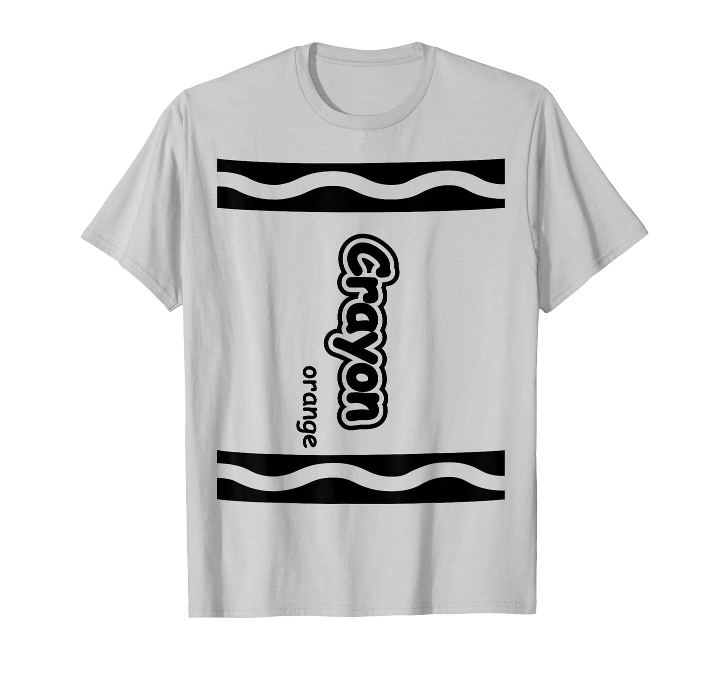 Orange Crayon Easy Halloween Costume Cute T-Shirt T-Shirt