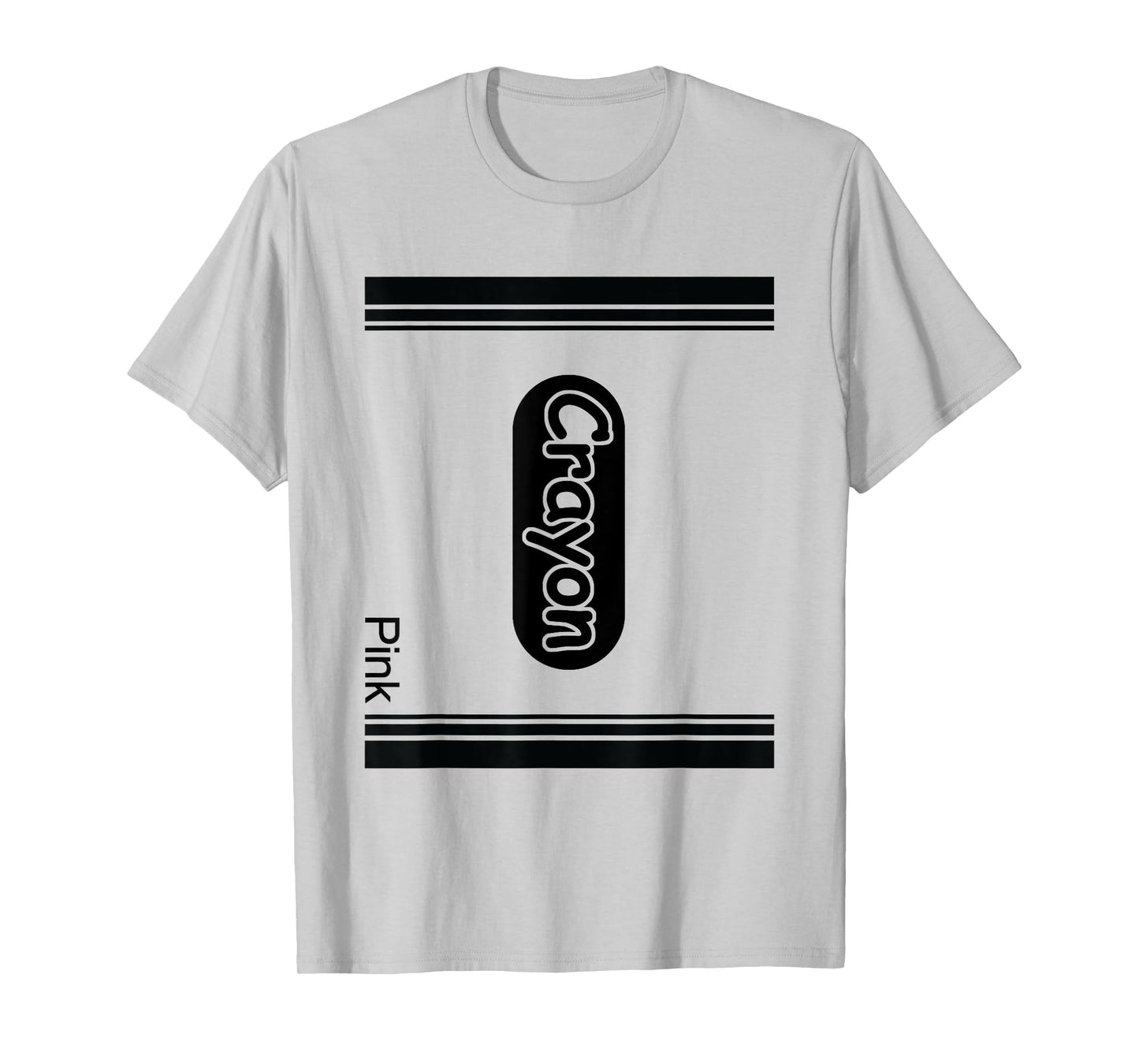 Pink Crayon Halloween Costume Adult T-Shirt