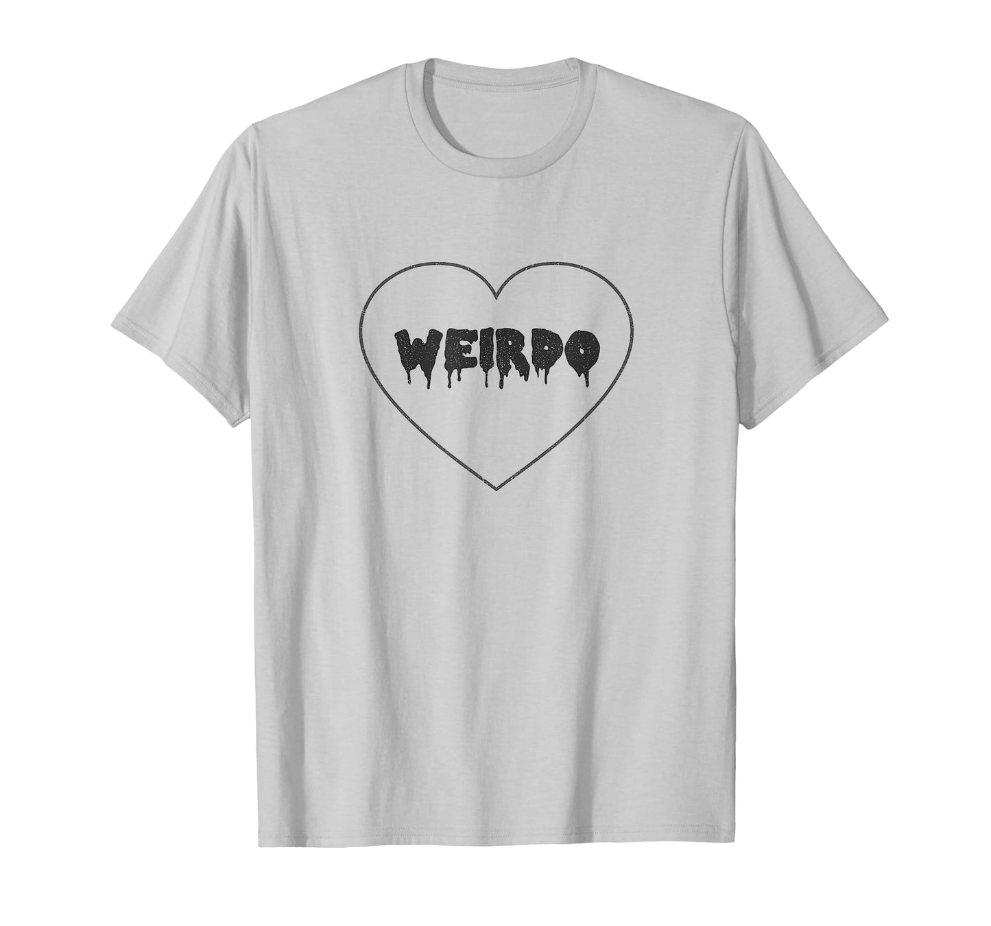 Pastel Goth Kawaii Weirdo Vintage Heart Drip T-Shirt