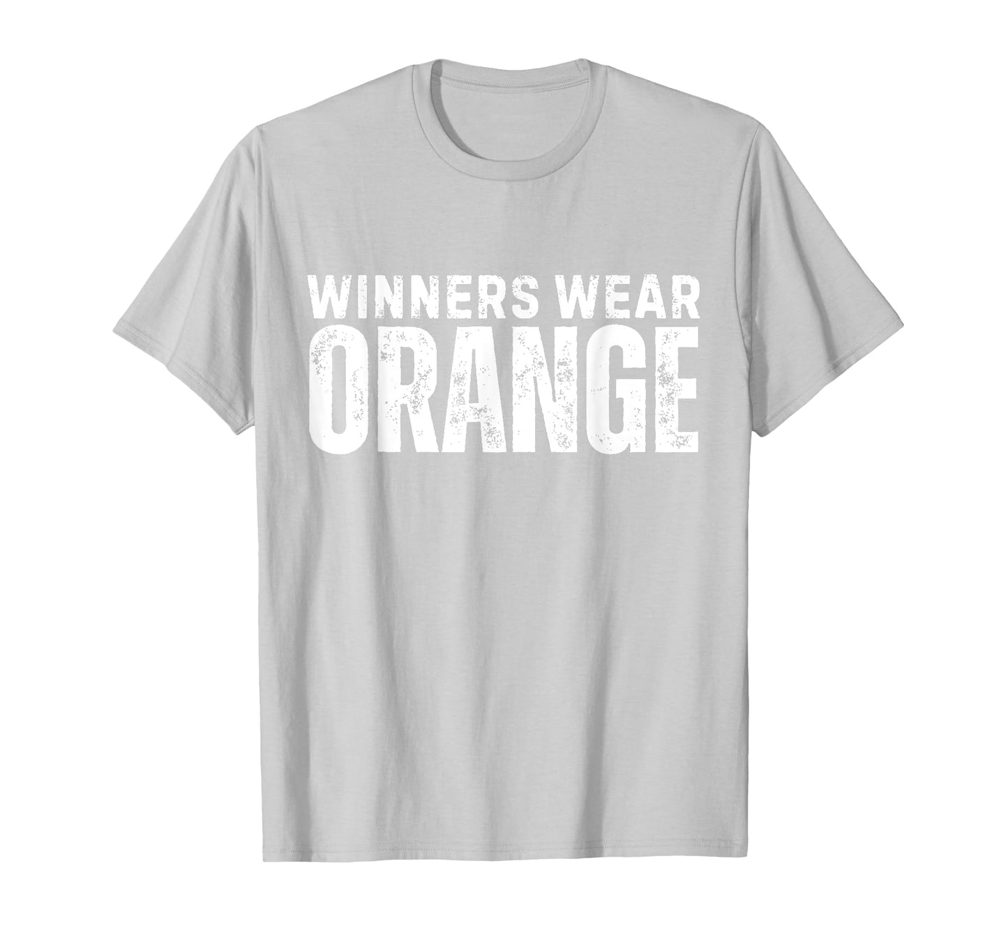 Winners Wear Orange Spirit Wear Team Game Color War Camp T-Shirt