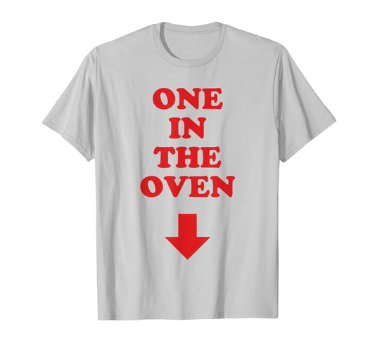 One In The Oven Red Arrow Comedy Pregnancy Costume T-Shirt