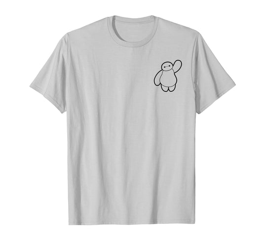 Disney Big Hero 6 Baymax Waiving Pocket T-Shirt