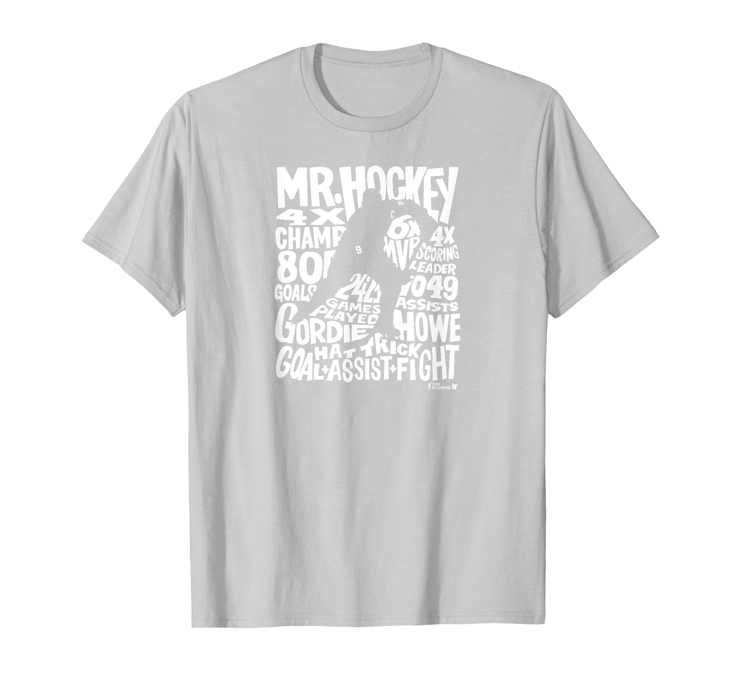 Gordy Howe - Word Art - Detroit Hockey T-Shirt