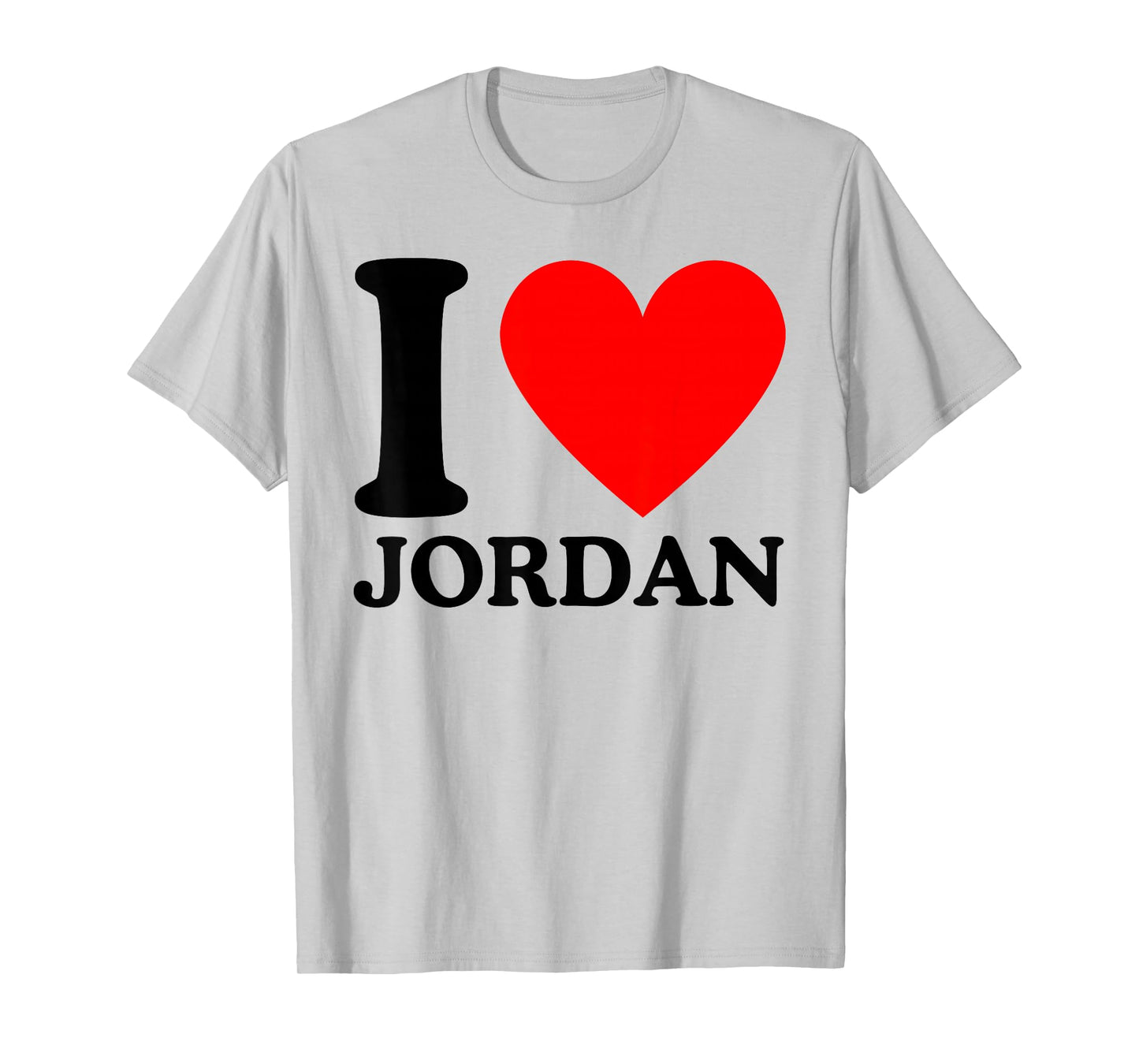 I Love Jordan Tee - I Heart Jordan T-Shirt