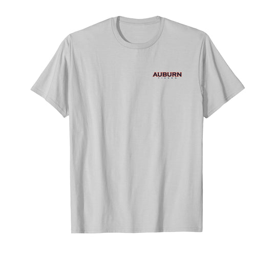 Auburn Tigers Front/Back Mascot White Officially Licensed T-Shirt