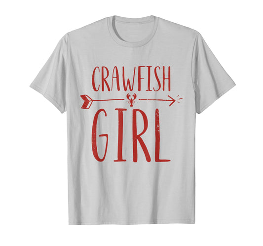 Crawfish Girl Funny Women's Crawfish Boil Party Shirt - Red T-Shirt