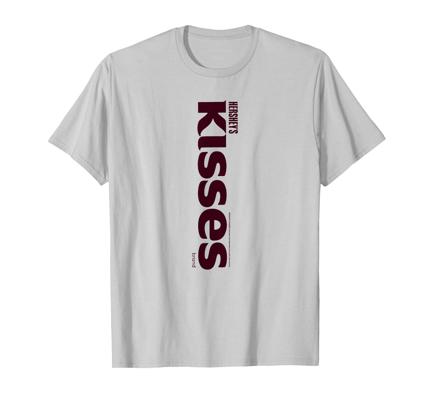 Hershey's Kisses Centered Text Logo Design T-Shirt