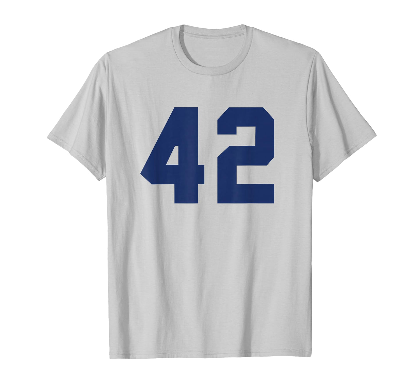 Number #42 Blue Varsity Number T-Shirt