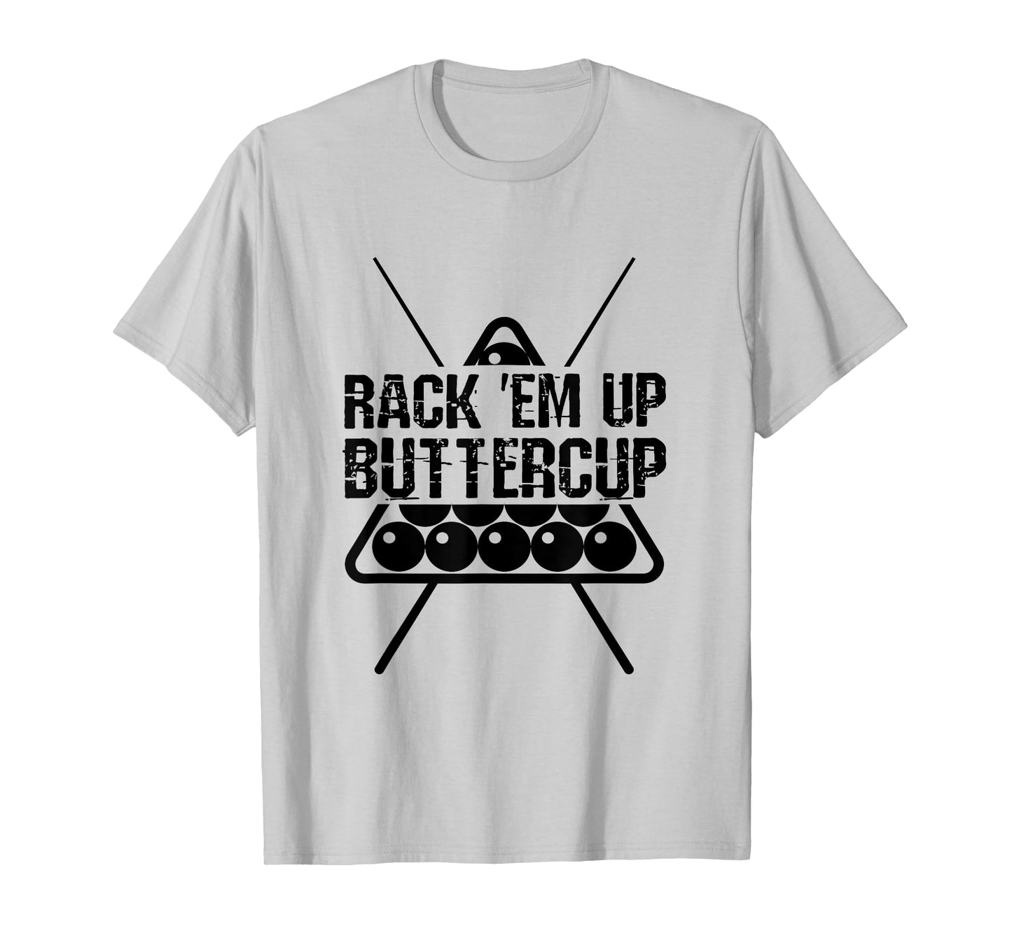 Pool Billards - Rack Em Up Buttercup T-Shirt