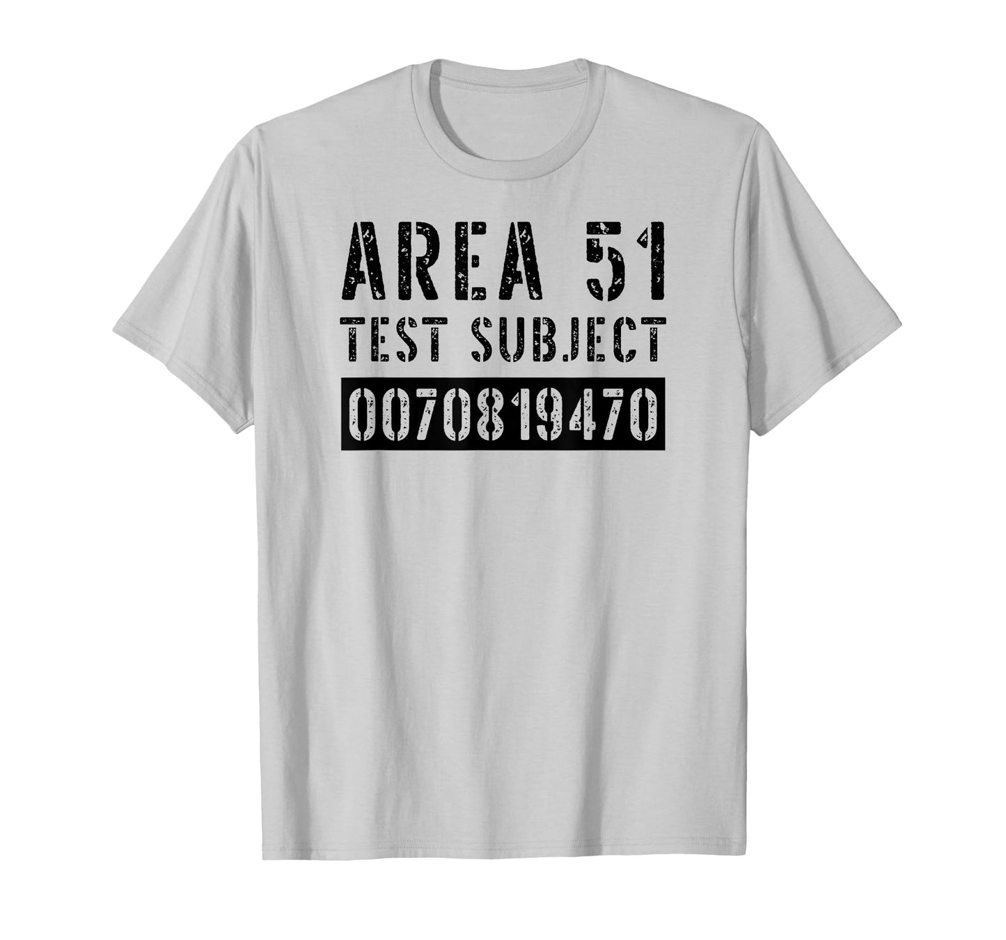 Area 51 Test Subject Costume Roswell Alien UFO Conspiracy T-Shirt