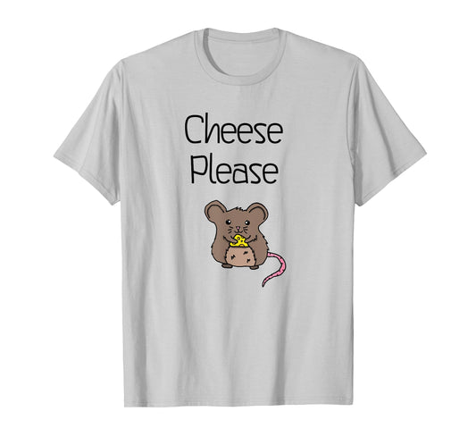 Cute Kawaii Cheese Please Mouse T-Shirt for Mice Lovers T-Shirt