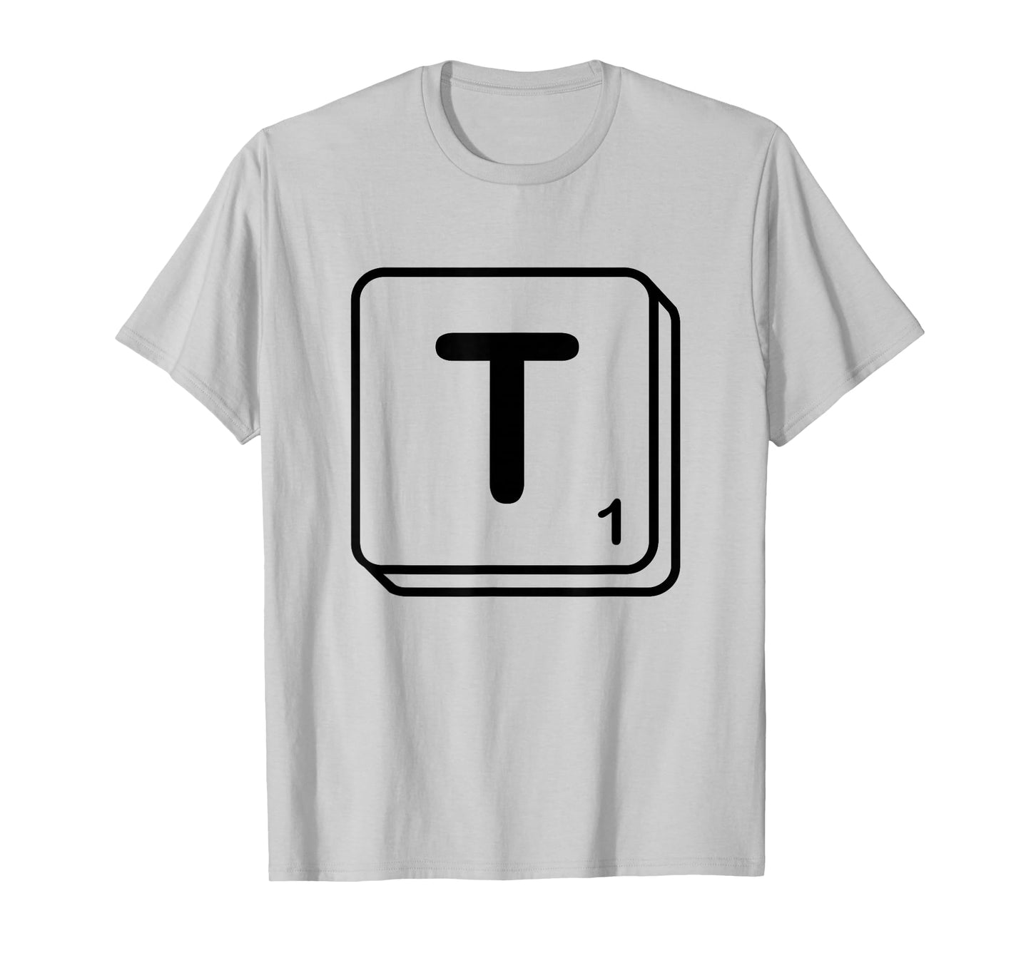 Letter T Word Game Tile T-Shirt