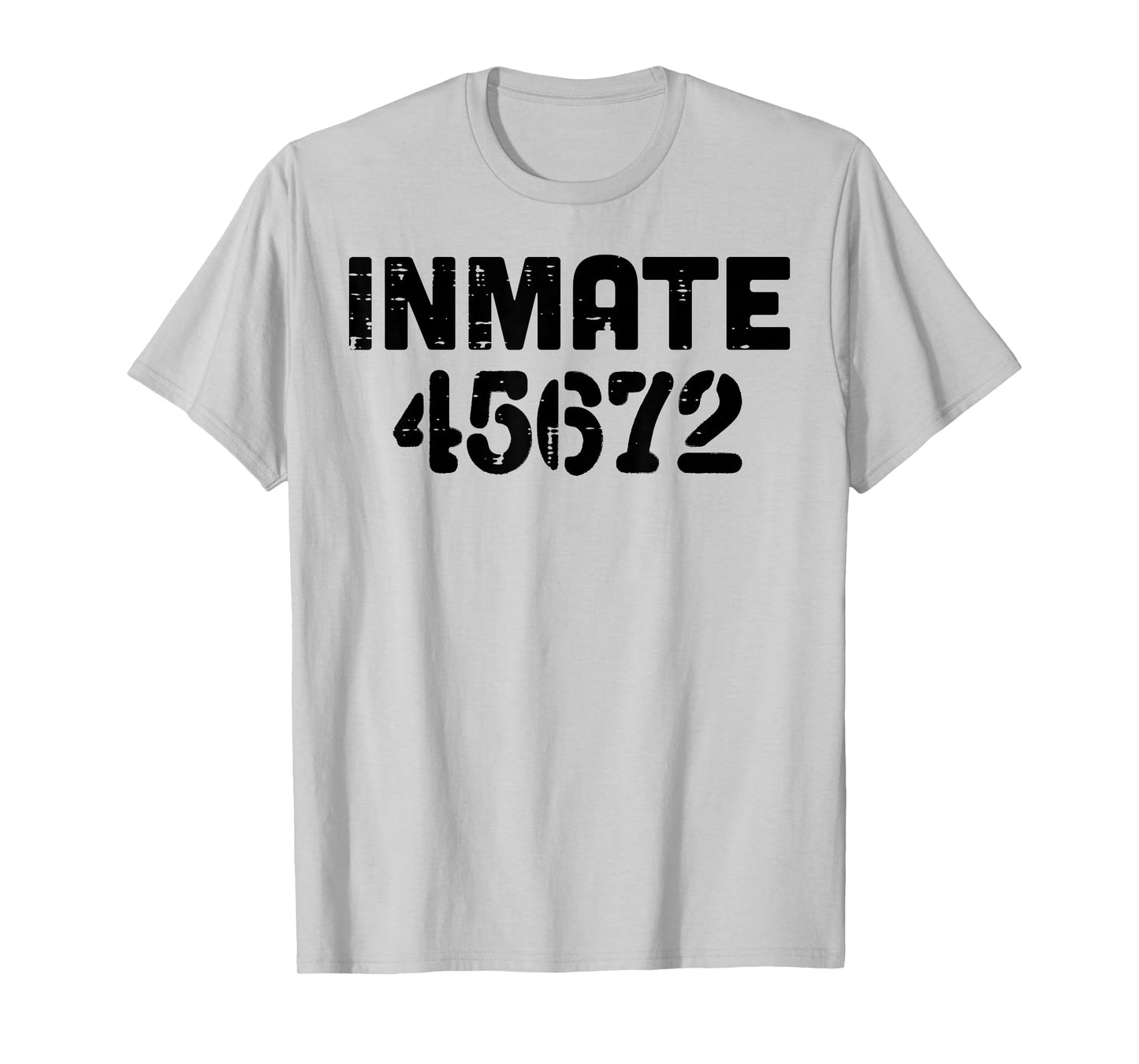 Jail Inmate 45672 Funny Prisoner Halloween Prison Men Women T-Shirt