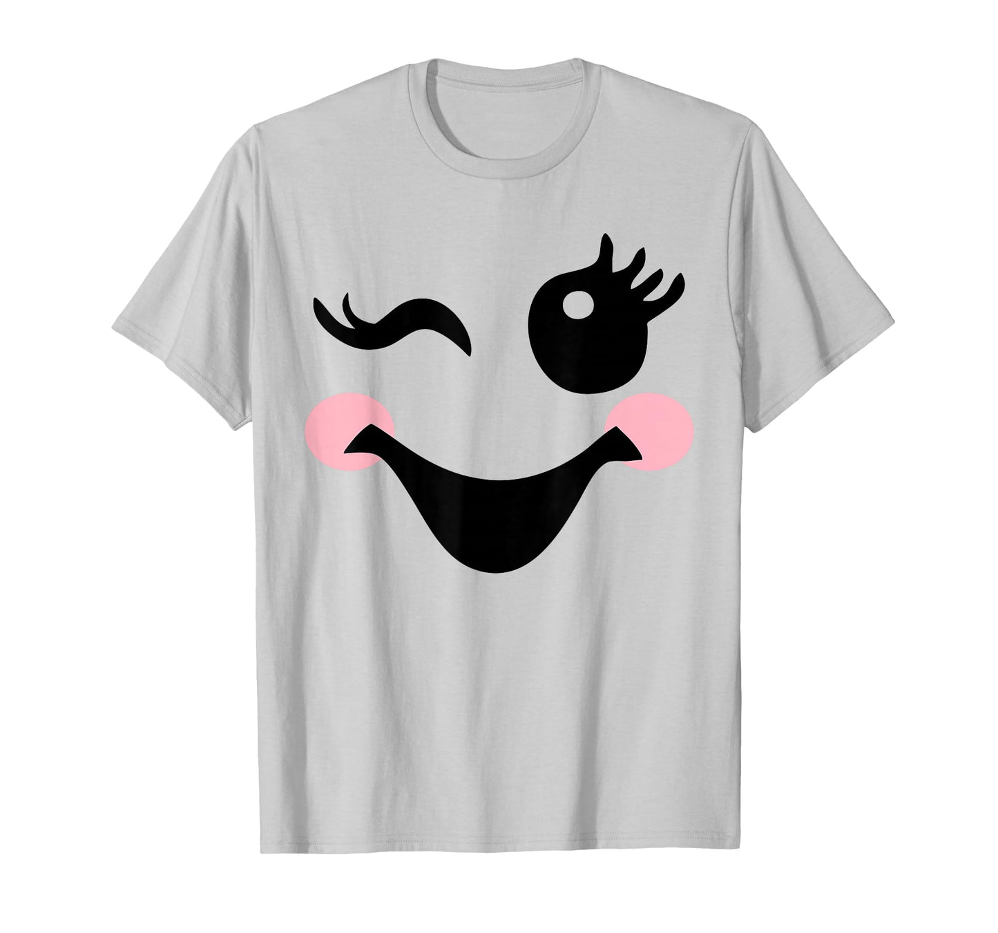 Cute Boo Face Ghost Halloween Costumes For Womens Girls T-Shirt