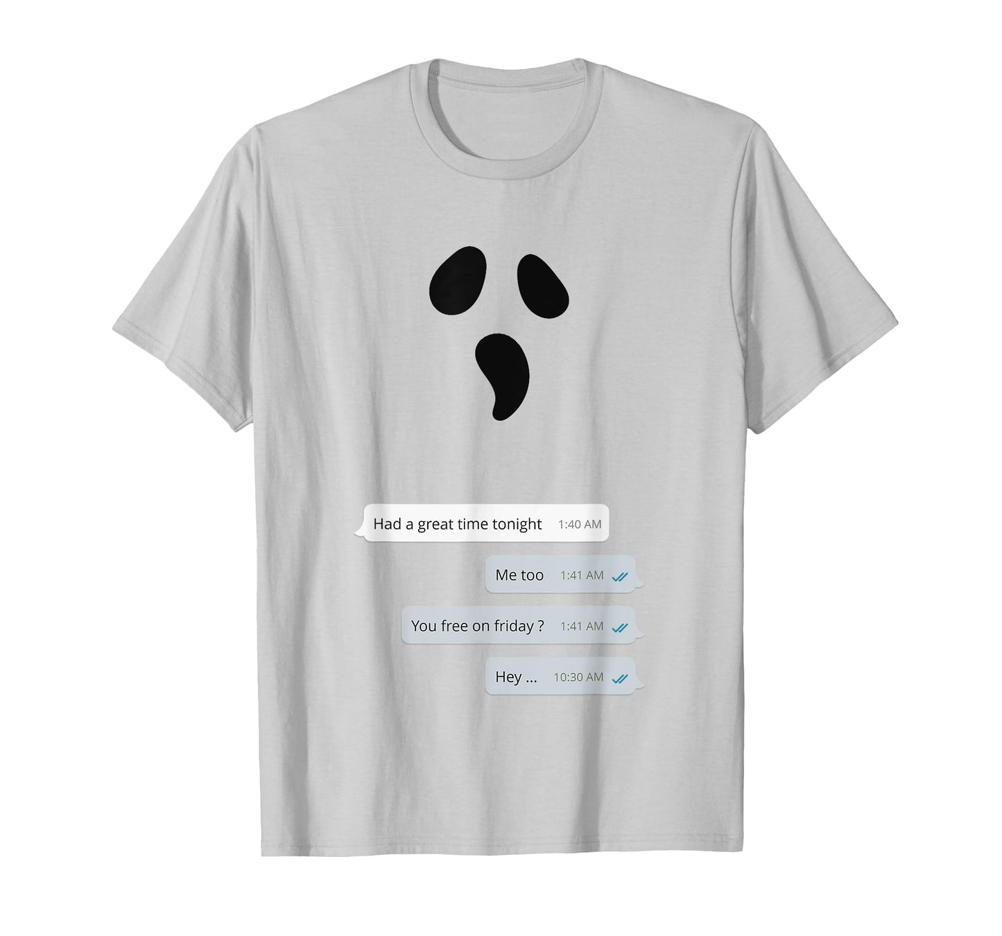 Online texting Chat ghosting funny Halloween ghost meme T-Shirt