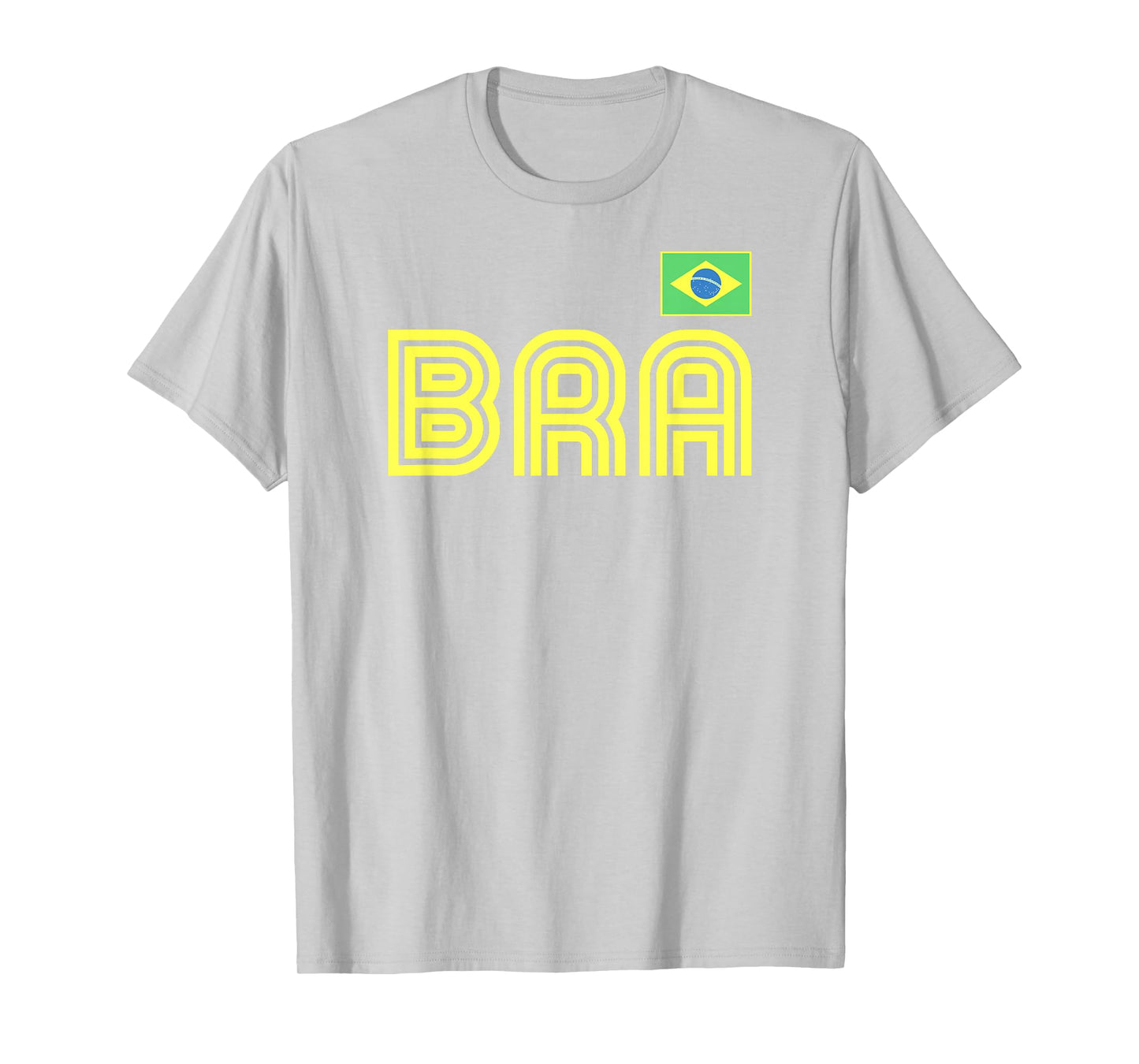 Brazil Flag Retro International Country Brasil Pride T-Shirt