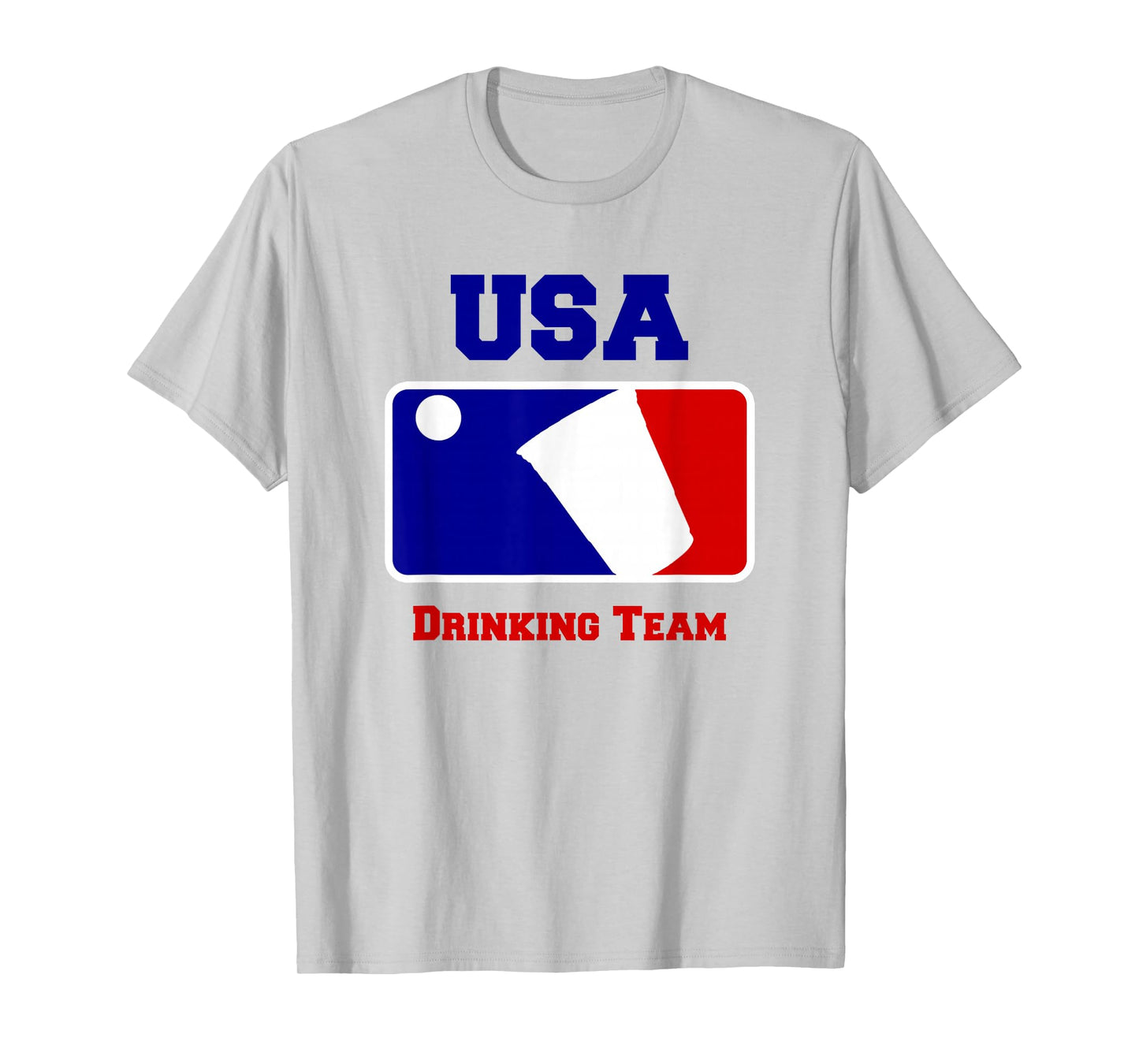 USA Drinking Team Funny Party Beer Pong Game T-Shirt
