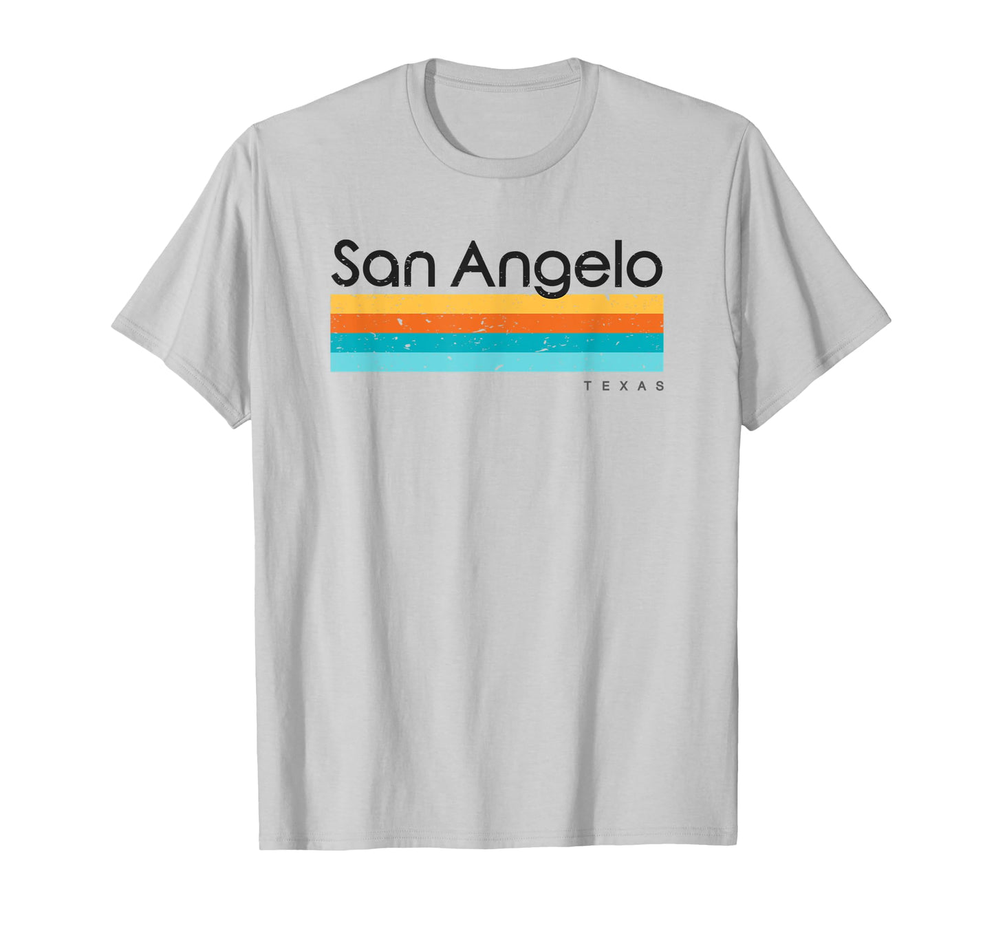 Vintage San Angelo TX Texas USA Retro Design T-Shirt