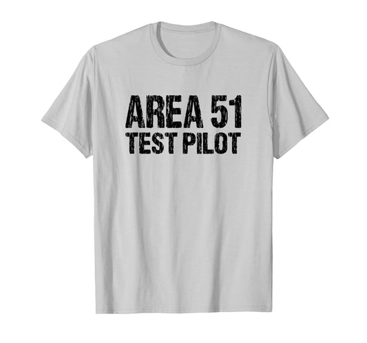 Area 51 Test Pilot Retro Halloween Costume Roswell Alien UFO T-Shirt