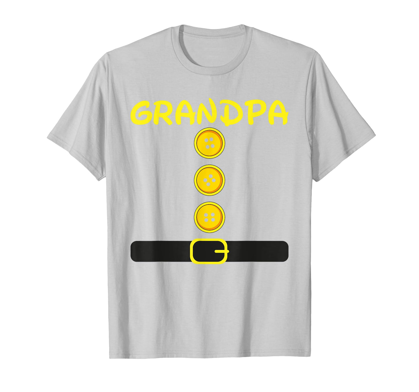 Grandpa Dwarf Costume Color Family Matching Dwarf Halloween T-Shirt