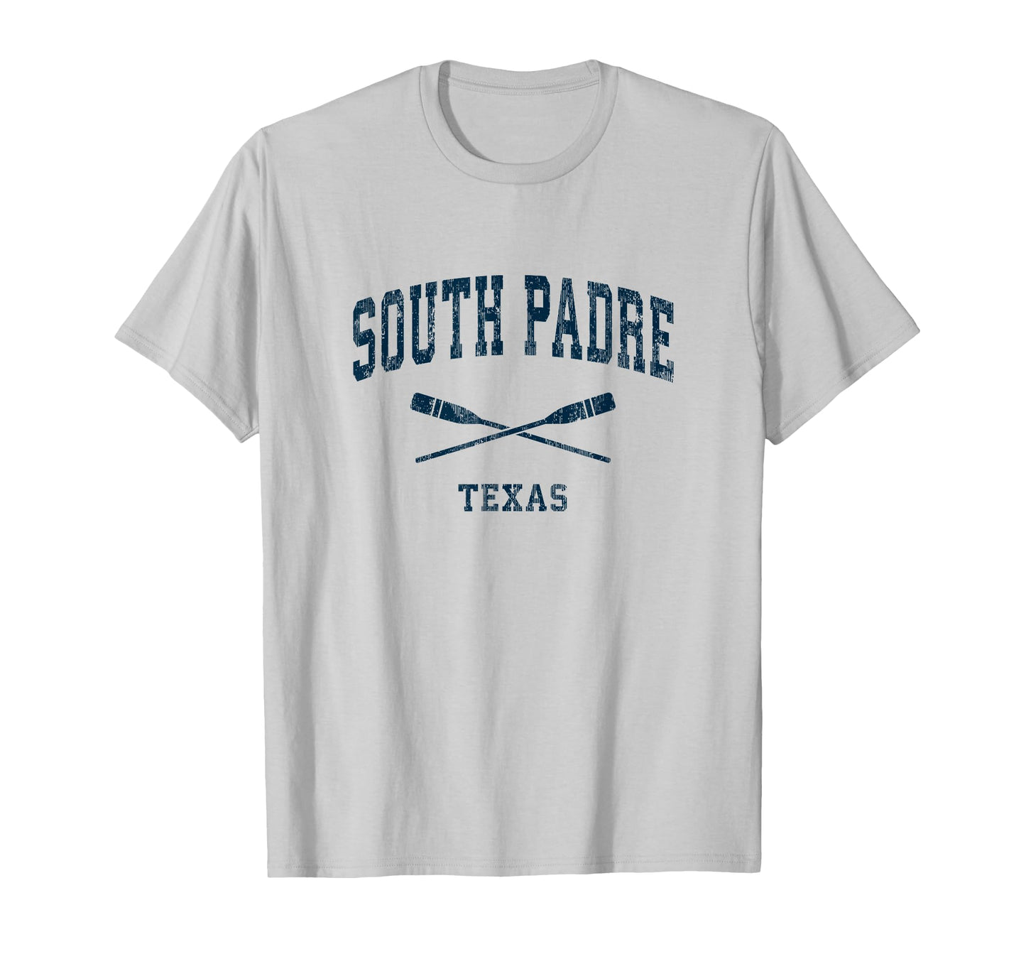 South Padre Island Texas Vintage Nautical Paddles Sports Oar T-Shirt