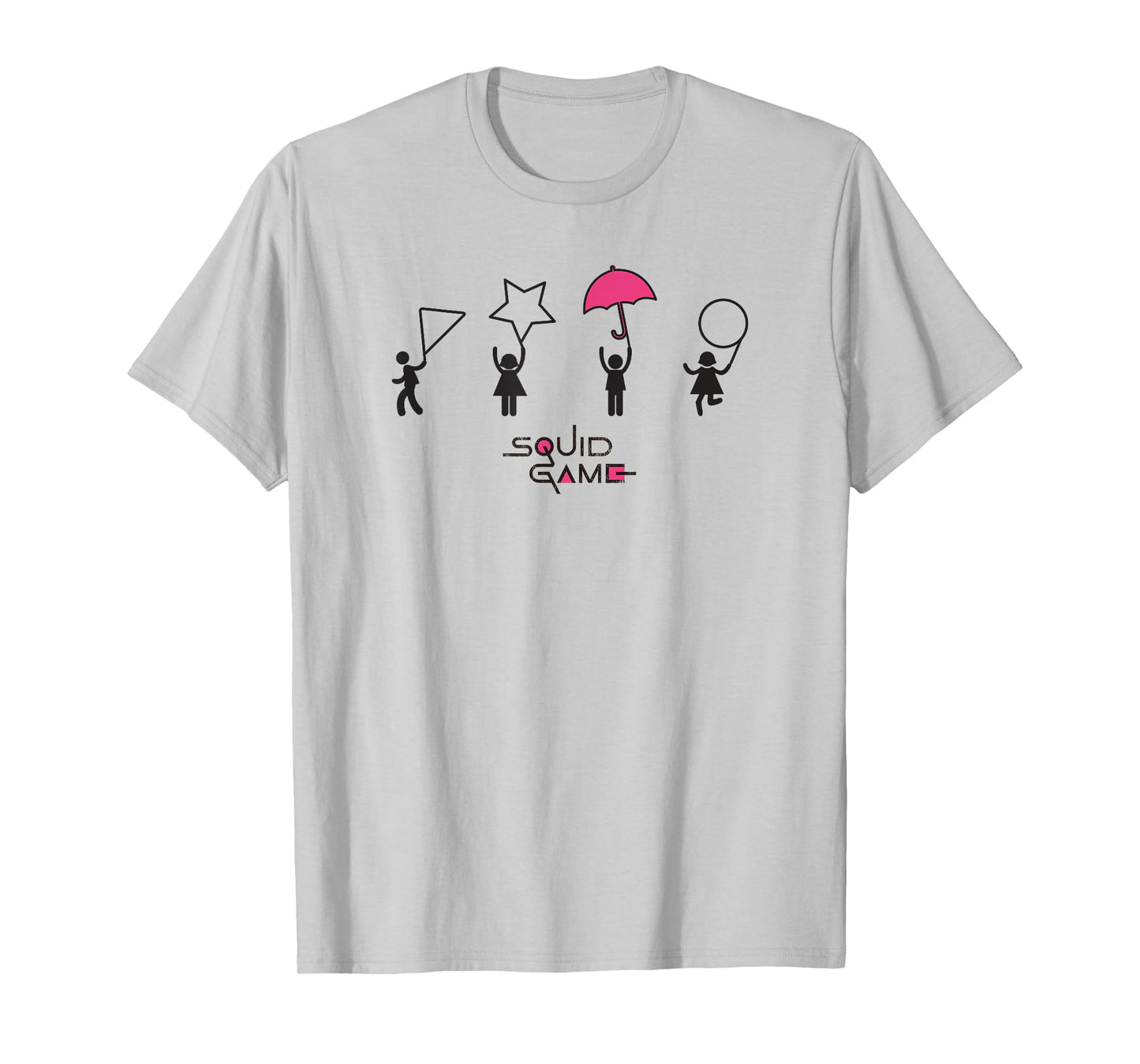 Squid Game Honeycomb Challenge Shapes Logo T-Shirt